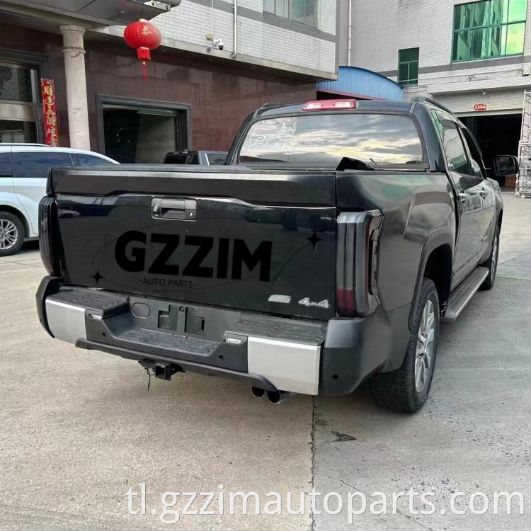 Plastik na harap at likuran ng bumper grille buong set bodykit luma sa mga bagong bahagi ng pag -upgrade para sa tundra